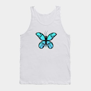 Butterfly Blue Tank Top